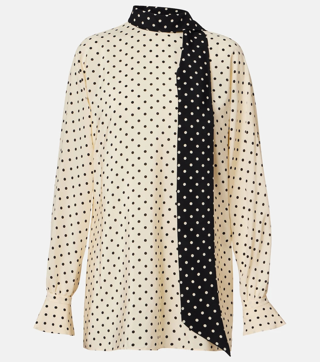 Valentino - Plusdepois silk crêpe de chine blouse