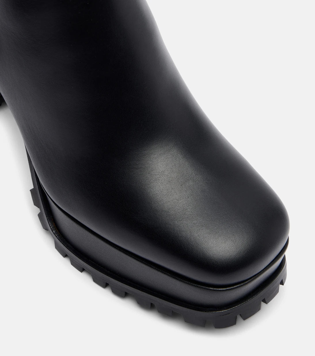 Gianvito Rossi - Leather platform ankle boots