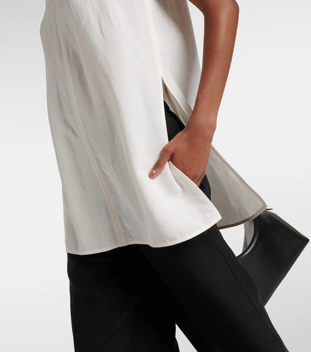 Toteme - Lyocell and linen top