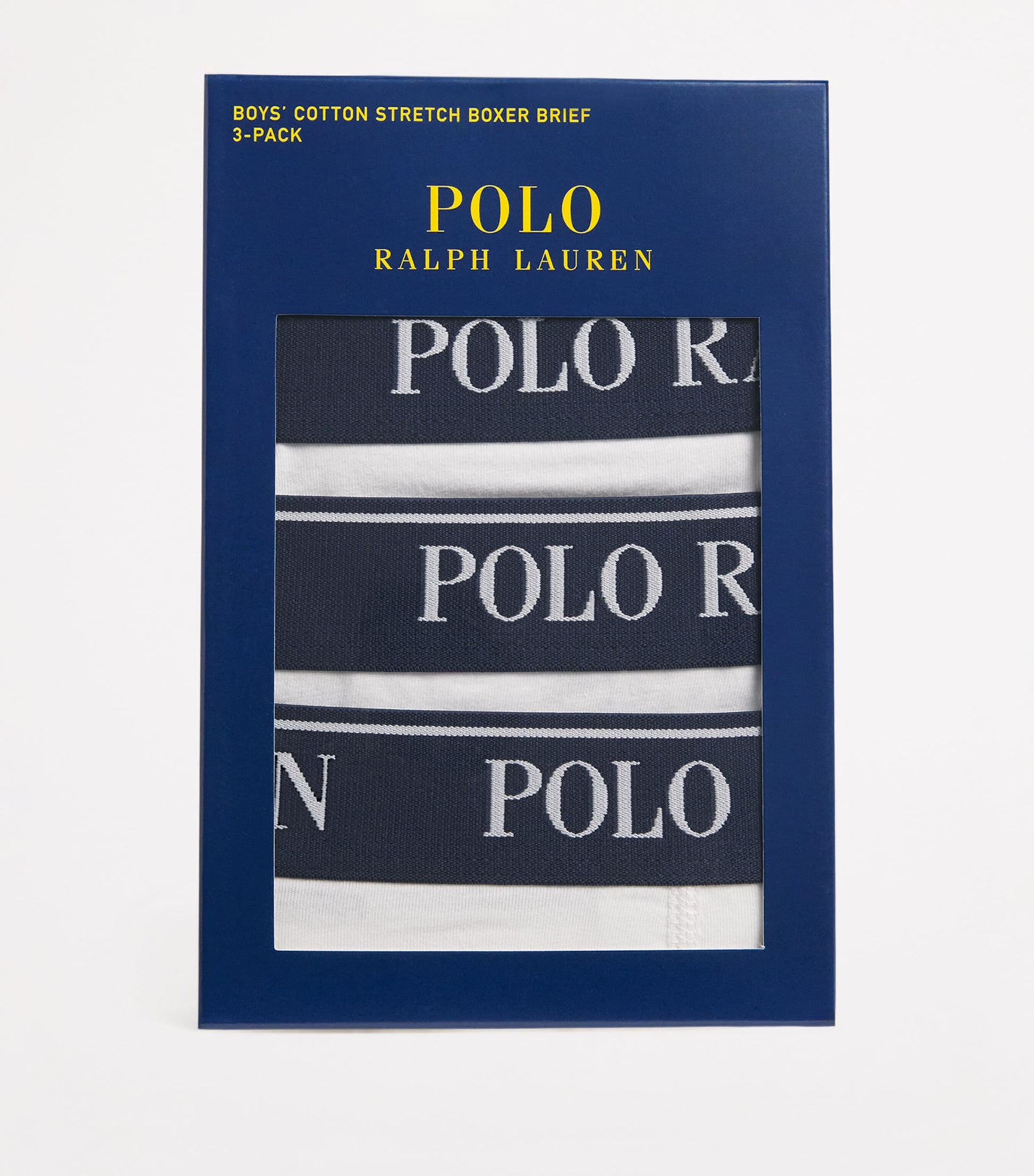 Ralph Lauren Kids Pack of 3 Stretch-Cotton Boxer Briefs (6-14 Years)