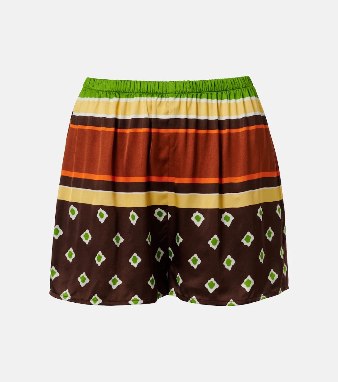 Faithfull - Tia printed satin shorts