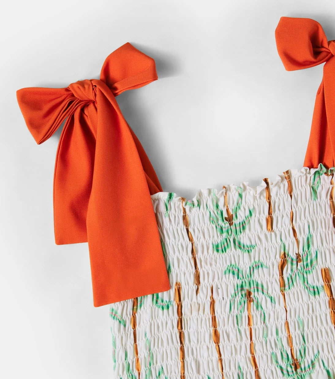 Pepita&Me - Waffle printed shirred dress