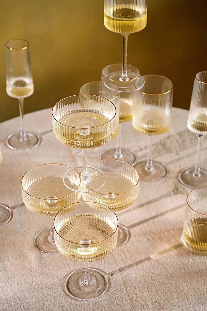 Чаша vtwonen Gold Rim 340 ml