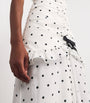 Silk Polka Dot Maxi Dress