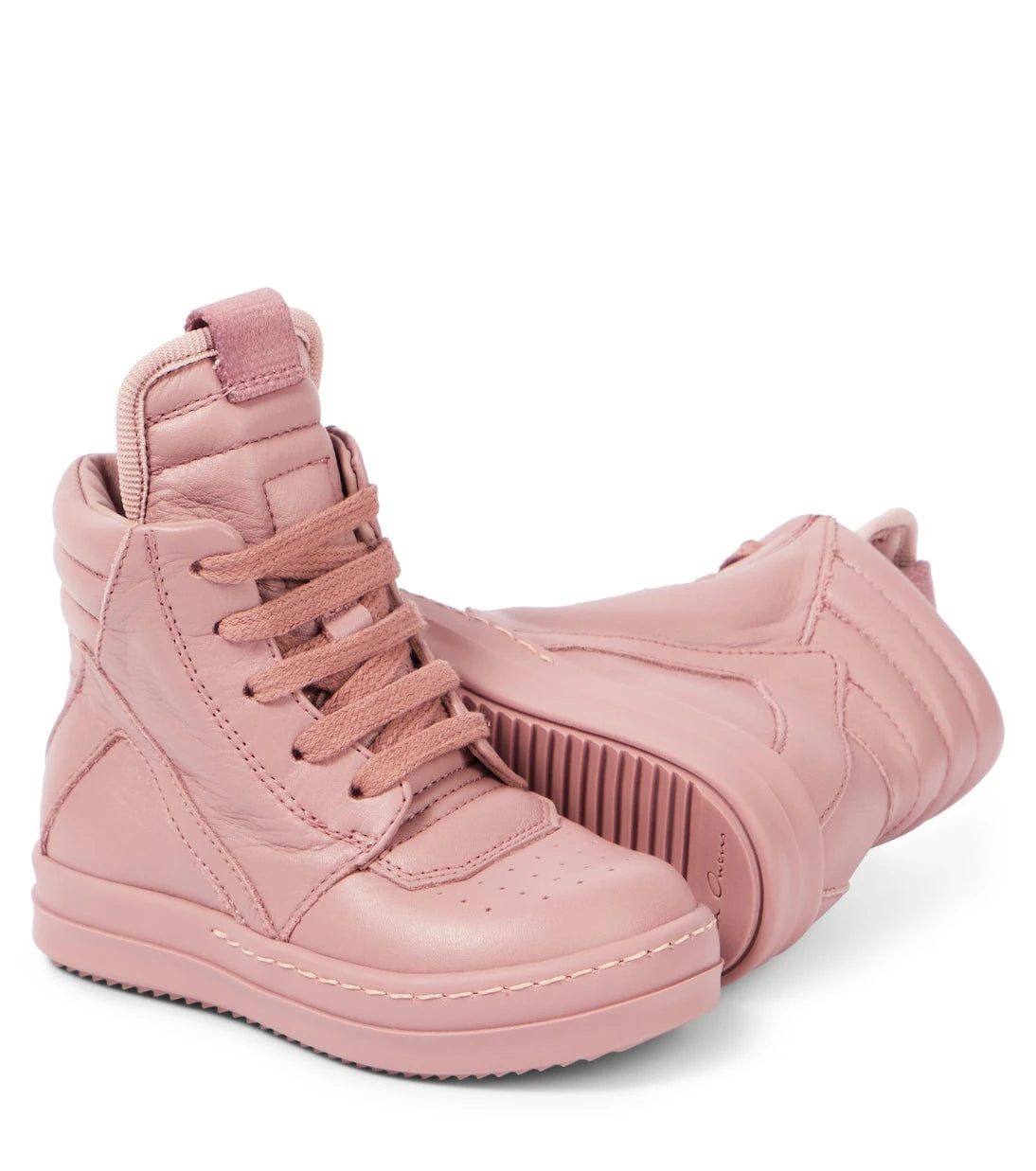 Rick Owens Kids - Baby Geo leather sneakers