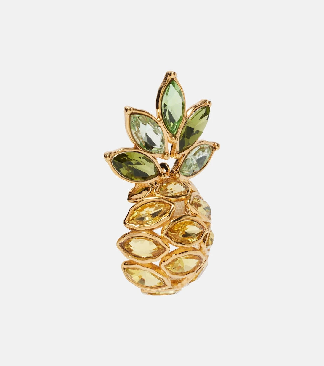 Oscar de la Renta - Pineapple embellished earrings