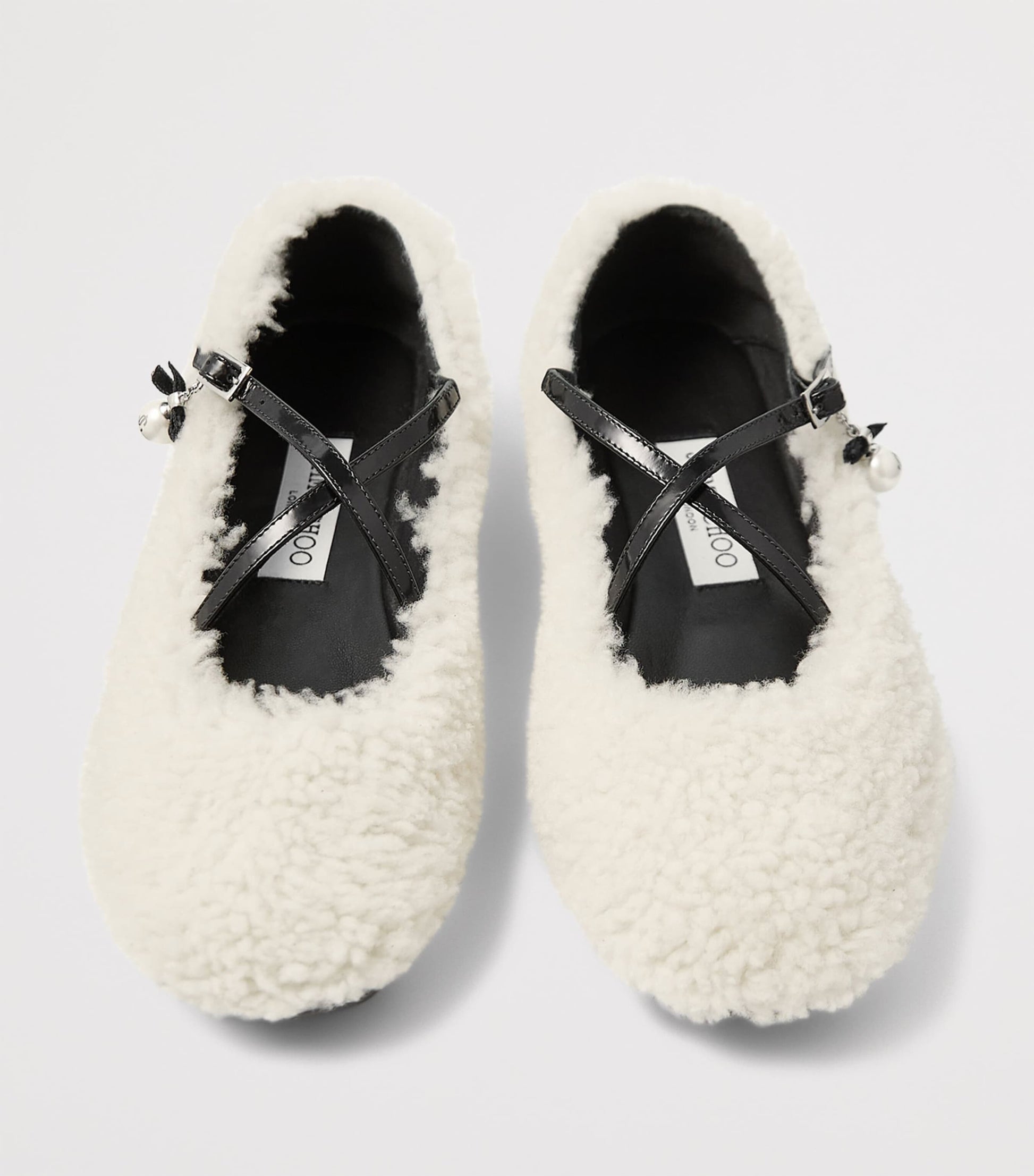Multi Eleri Shearling Ballerina Flats