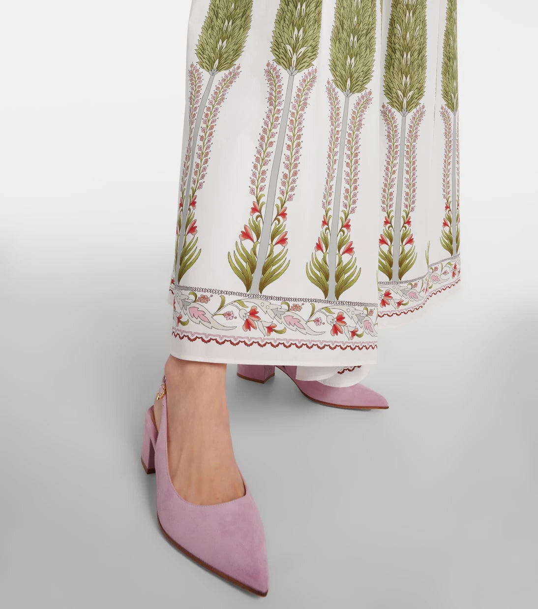 Gianvito Rossi - Piper 45 suede slingback pumps