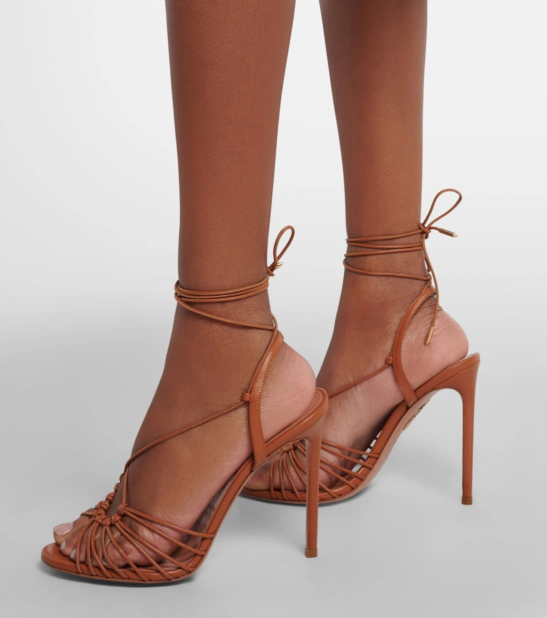 Aquazzura - Ritmo leather sandals