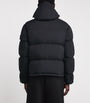 Black Ripstop Down Puffer Jacket