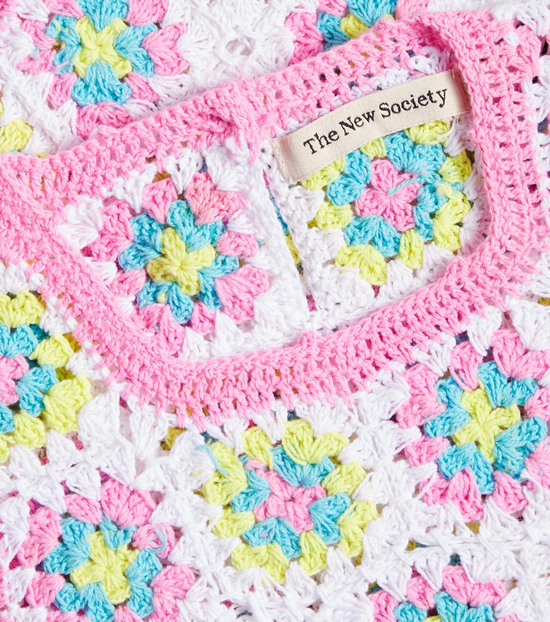 The New Society - Nikaia crochet cotton top