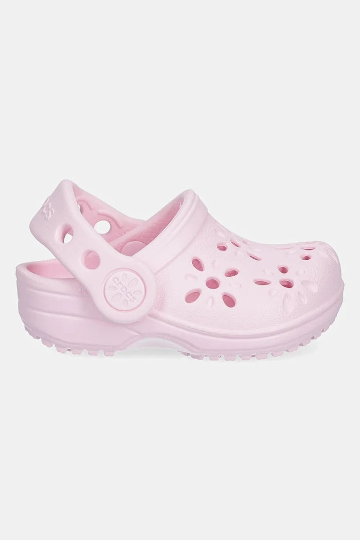 Чехли Crocs CLASSIC FLORAL CUT OUT CLOG KIDS
