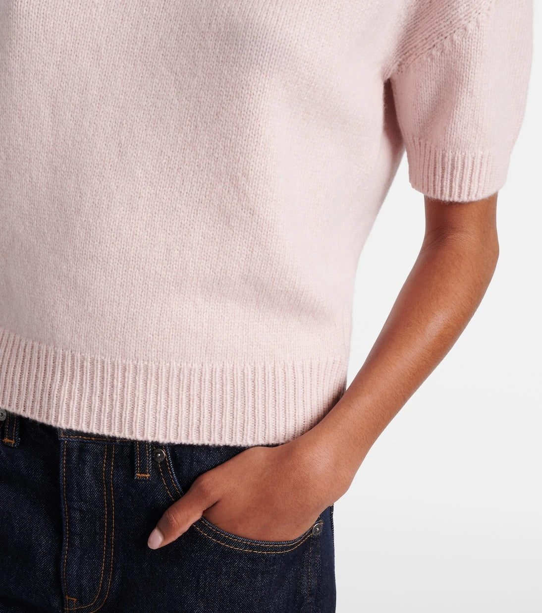 Khaite - Golden cashmere sweater