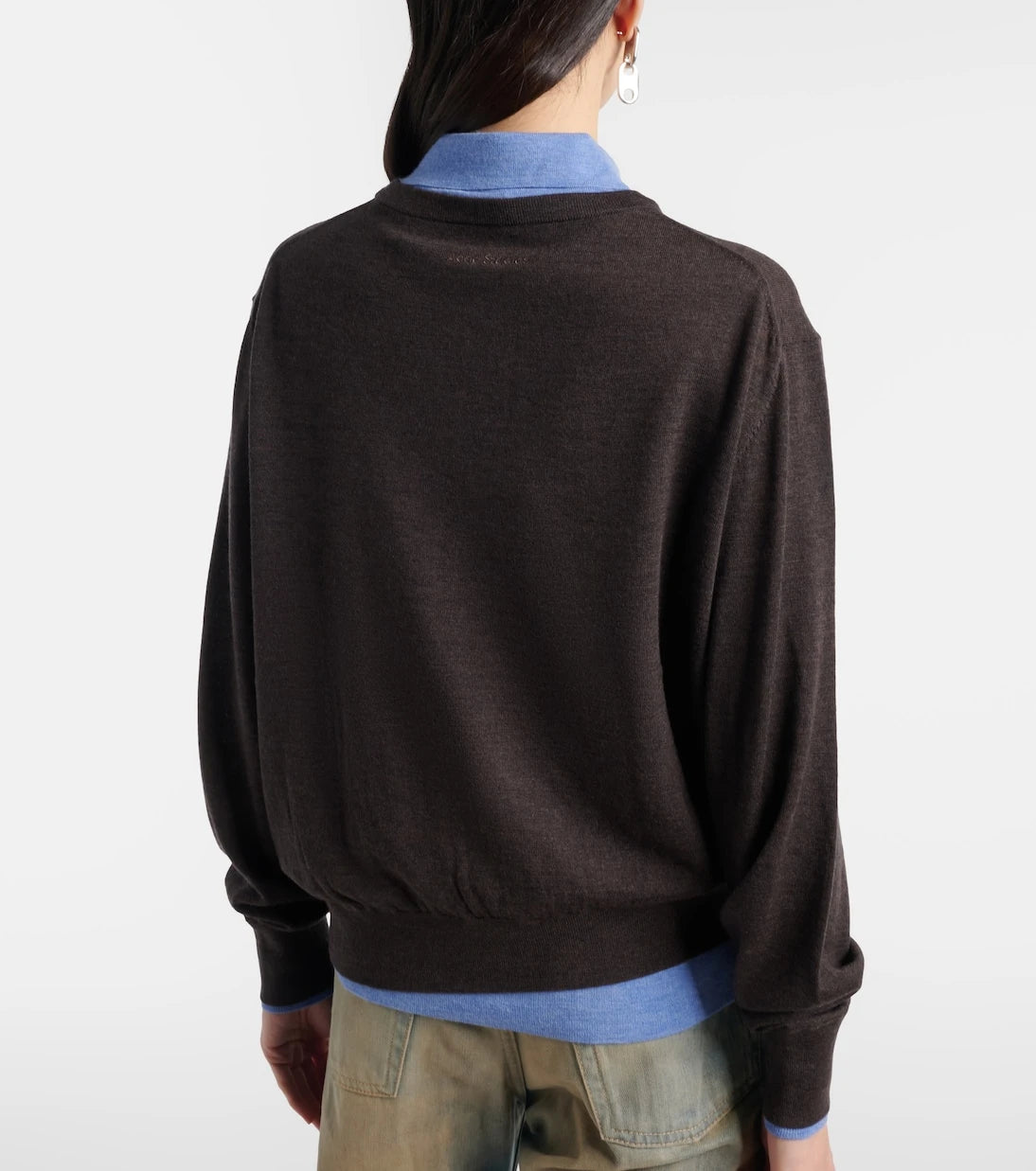 Acne Studios - Layered wool polo sweater