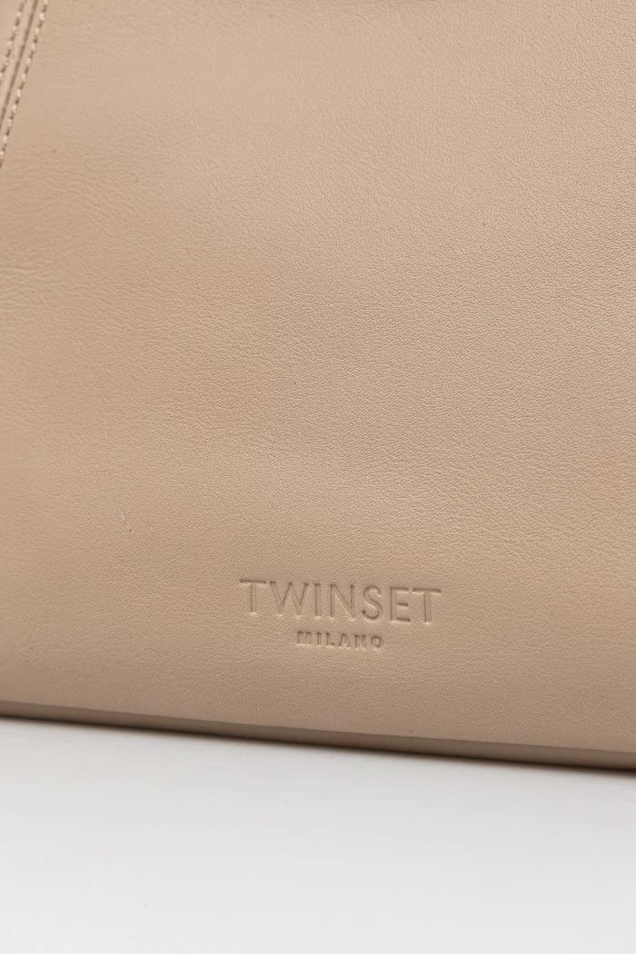 Twinset kadın deri tote çanta