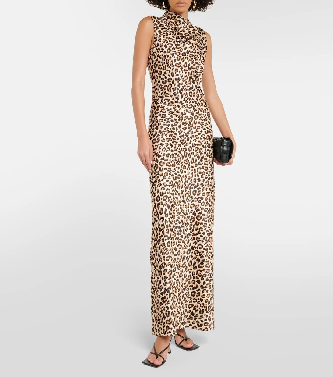 Veronica Beard - Kura leopard-print silk-blend maxi dress