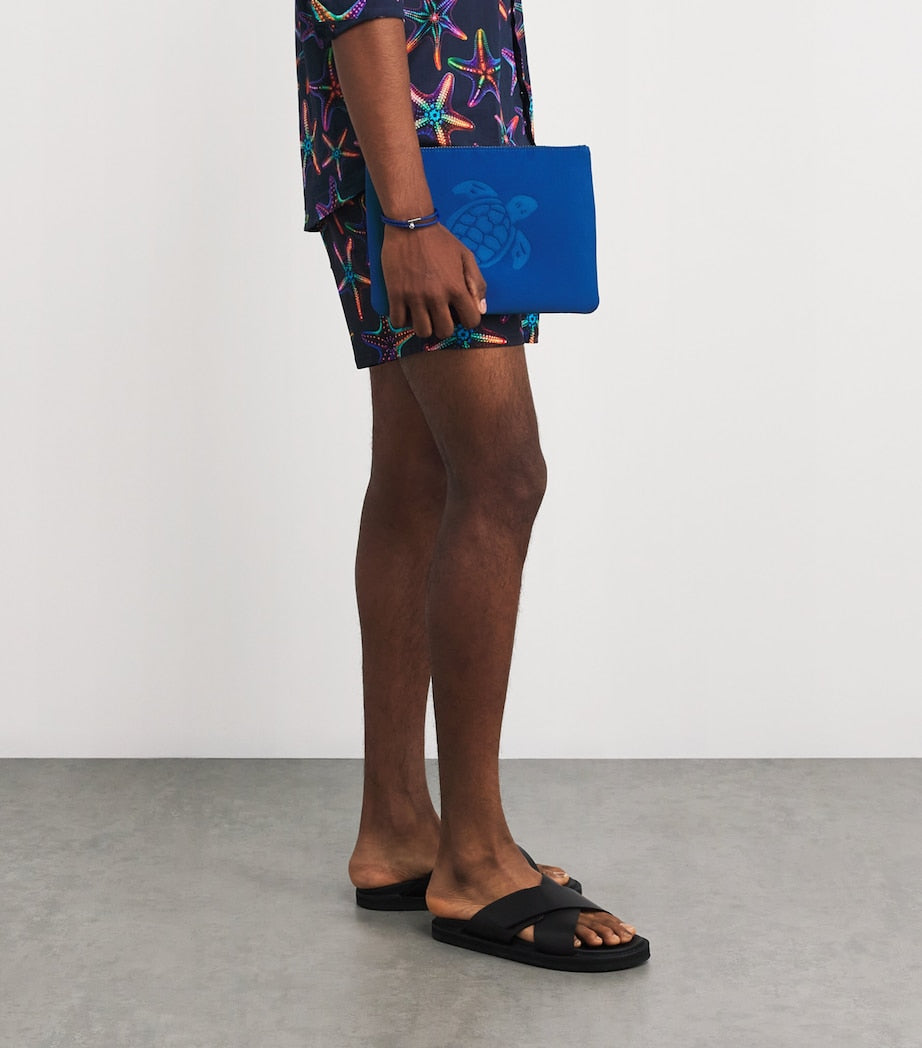 Vilebrequin Blue Neoprene Zipped Pool Pouch