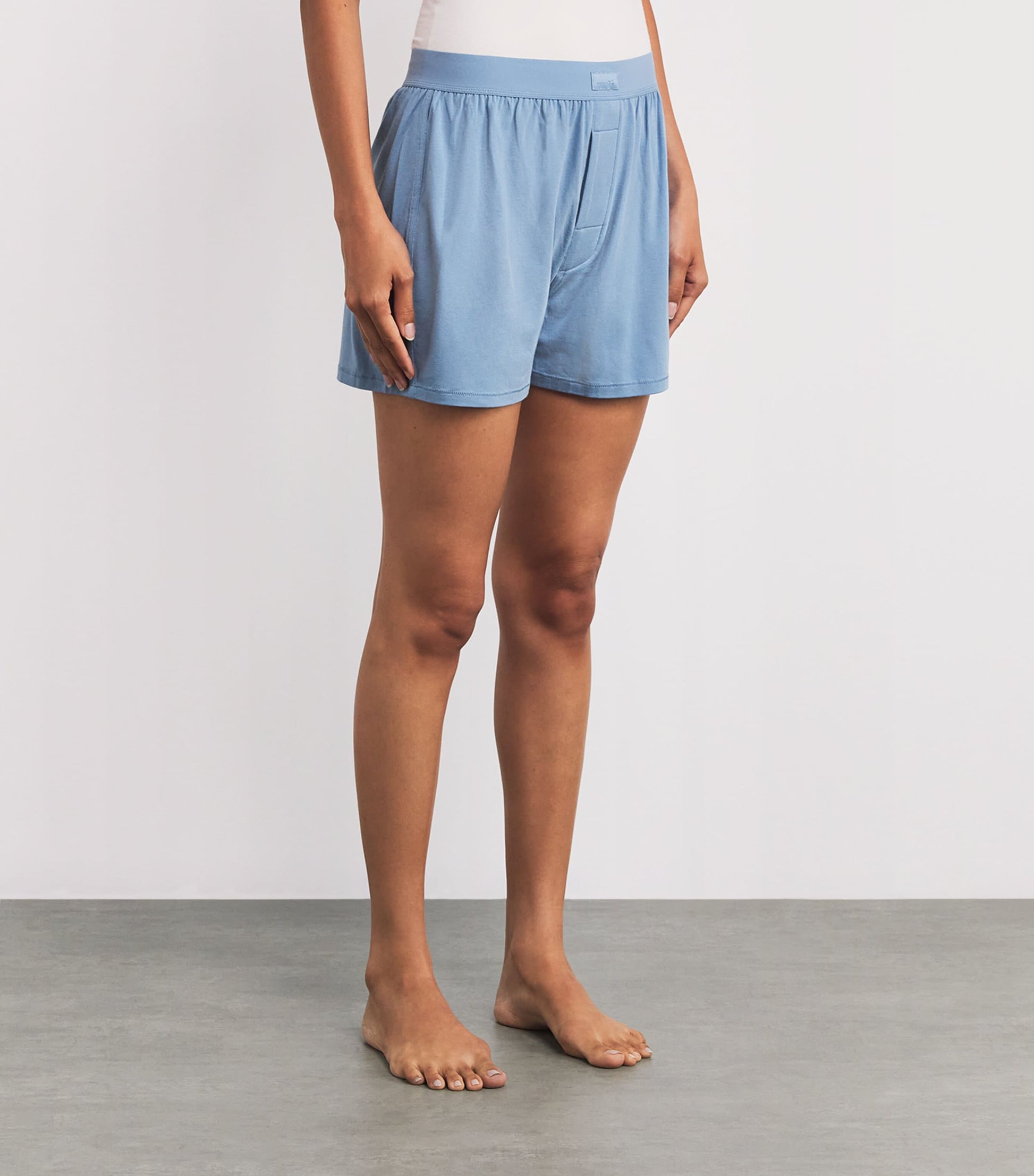 Blue Loose Boxer Shorts