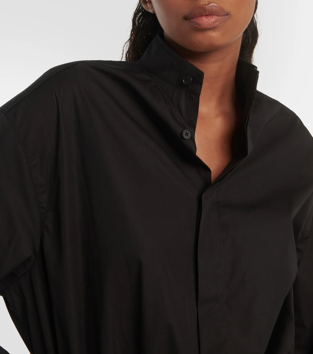 Alaïa - Cotton poplin bodysuit