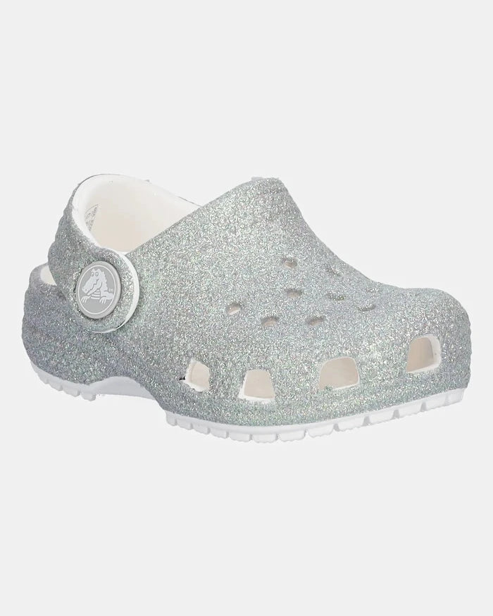 Crocs CLASSIC IRIDESCENT GLITTER CLOG KIDS
