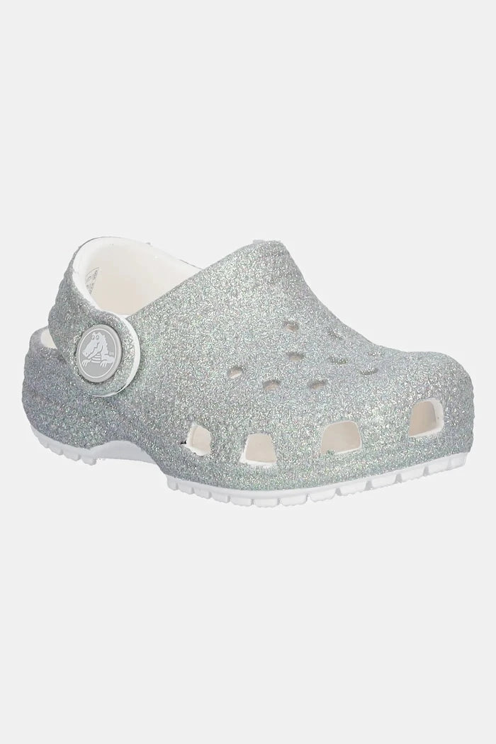 Чехли Crocs CLASSIC IRIDESCENT GLITTER CLOG KIDS