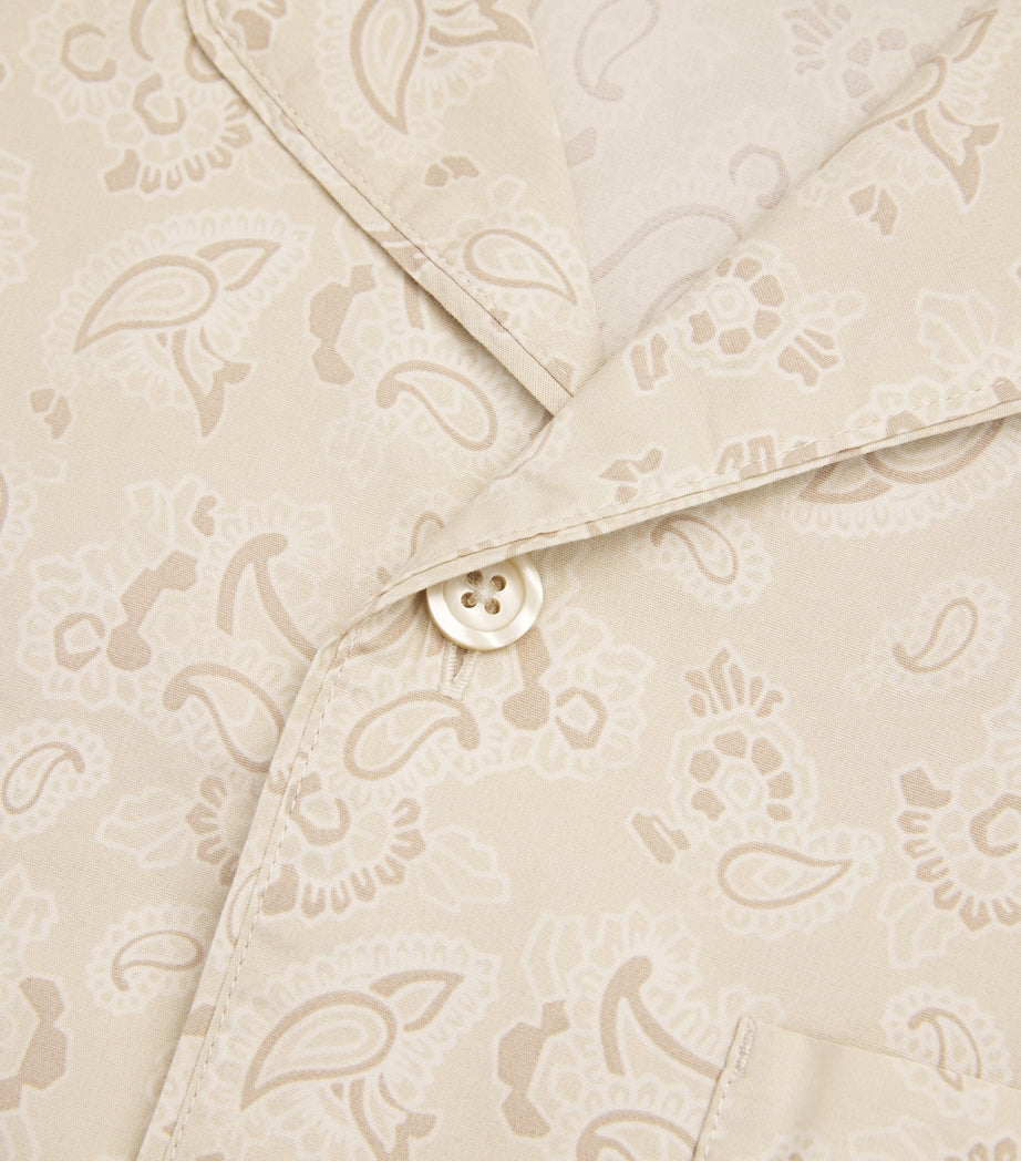 Cotton Poplin Paisley Pyjama Set