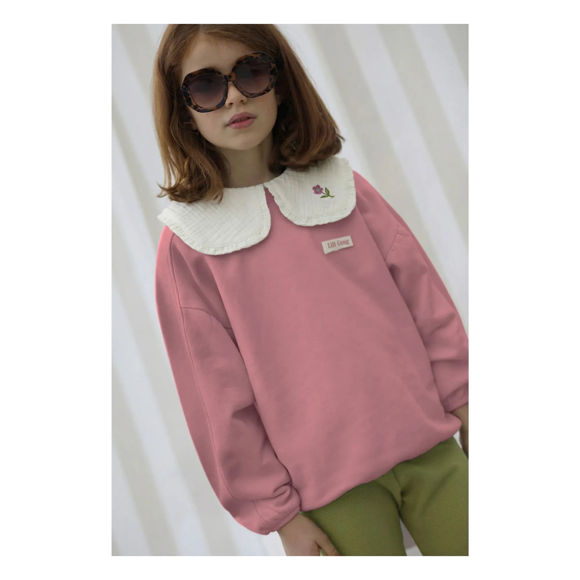 Lililotte - Salomé organic cotton sweatshirt | Dusty Pink