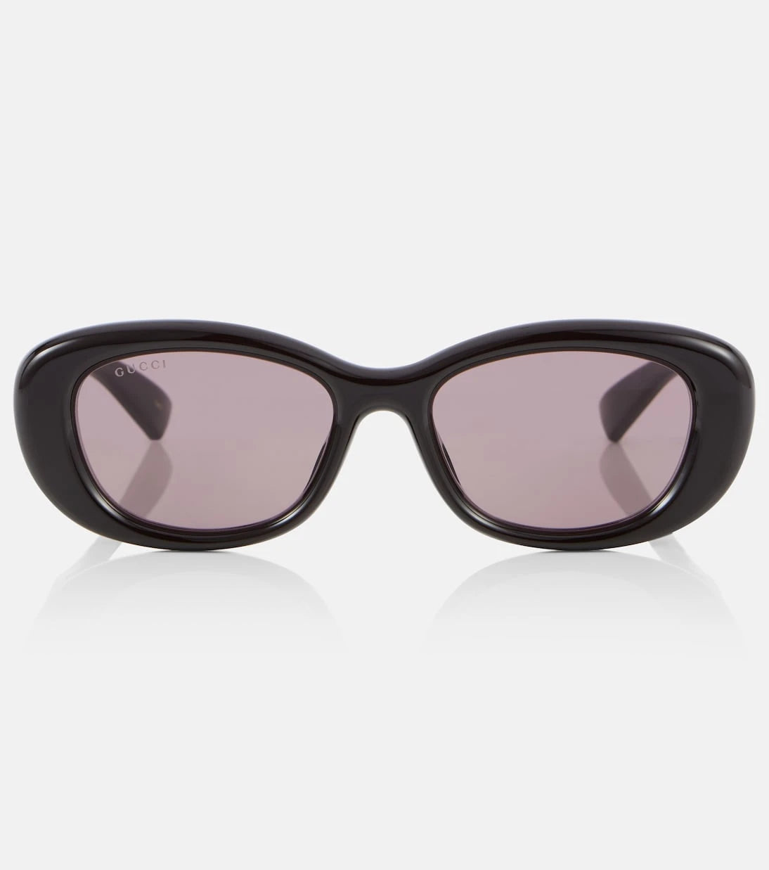 Gucci - Double G oval sunglasses
