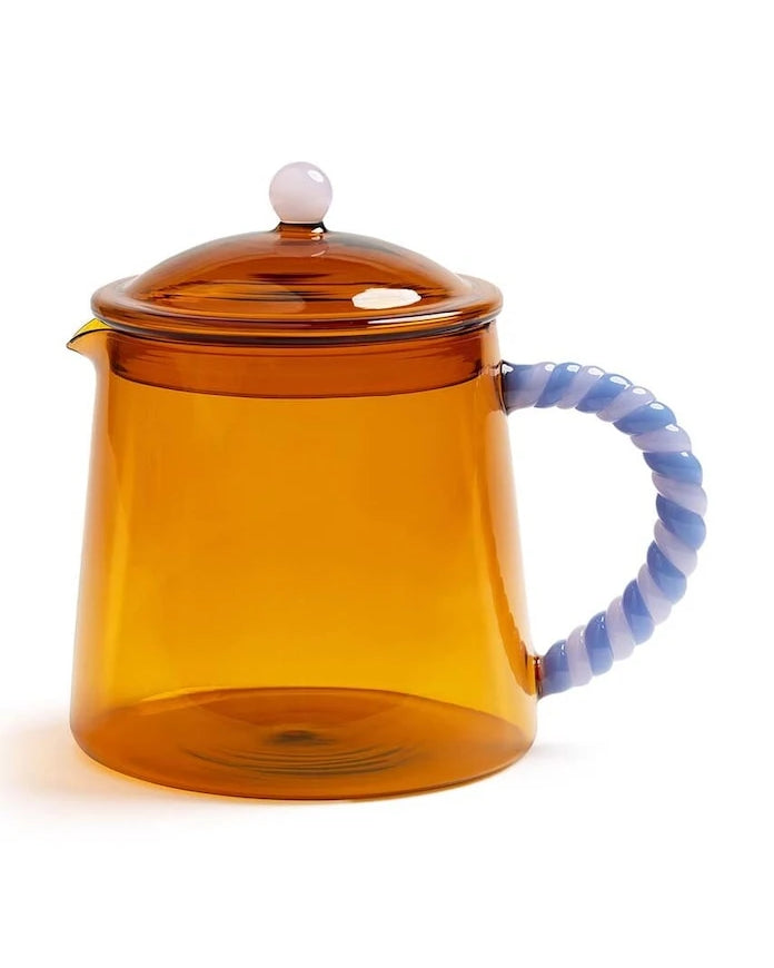 &k amsterdam Teapot Duet Amber Çaydanlık
