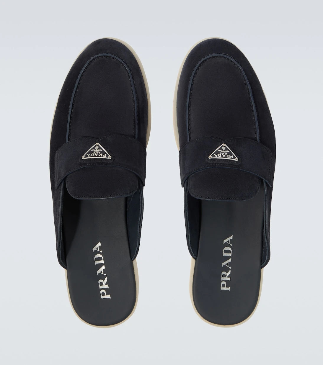 Prada - Suede mules