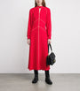 ME+EM Red Contrast-Stitch Panelled Maxi Dress