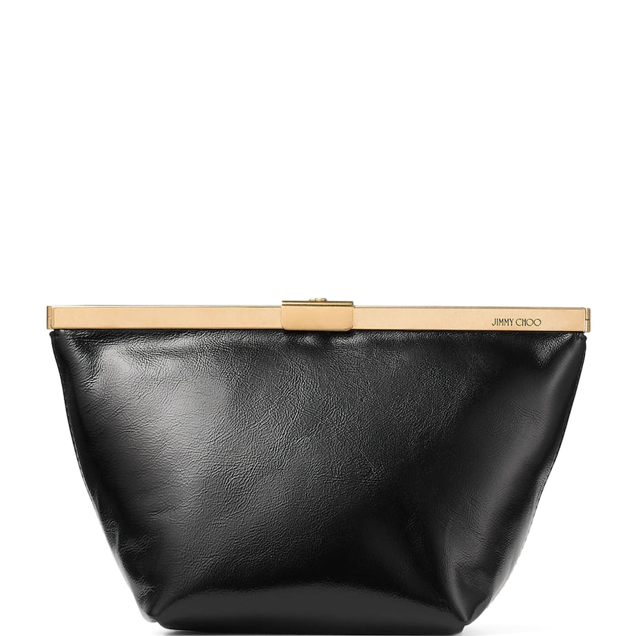Jimmy Choo Multi Leather Ganache Clutch Bag