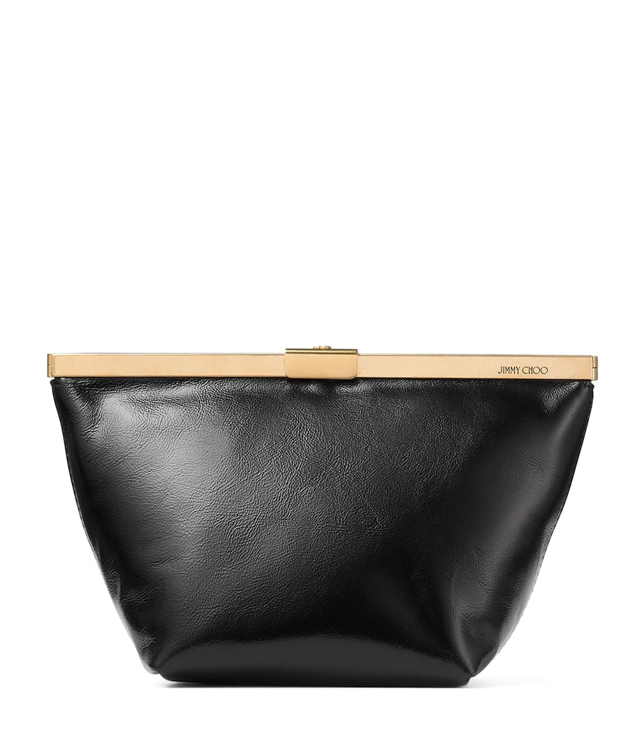 Jimmy Choo Multi Leather Ganache Clutch Bag