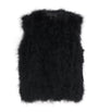 Yves Salomon Black Feather Gilet