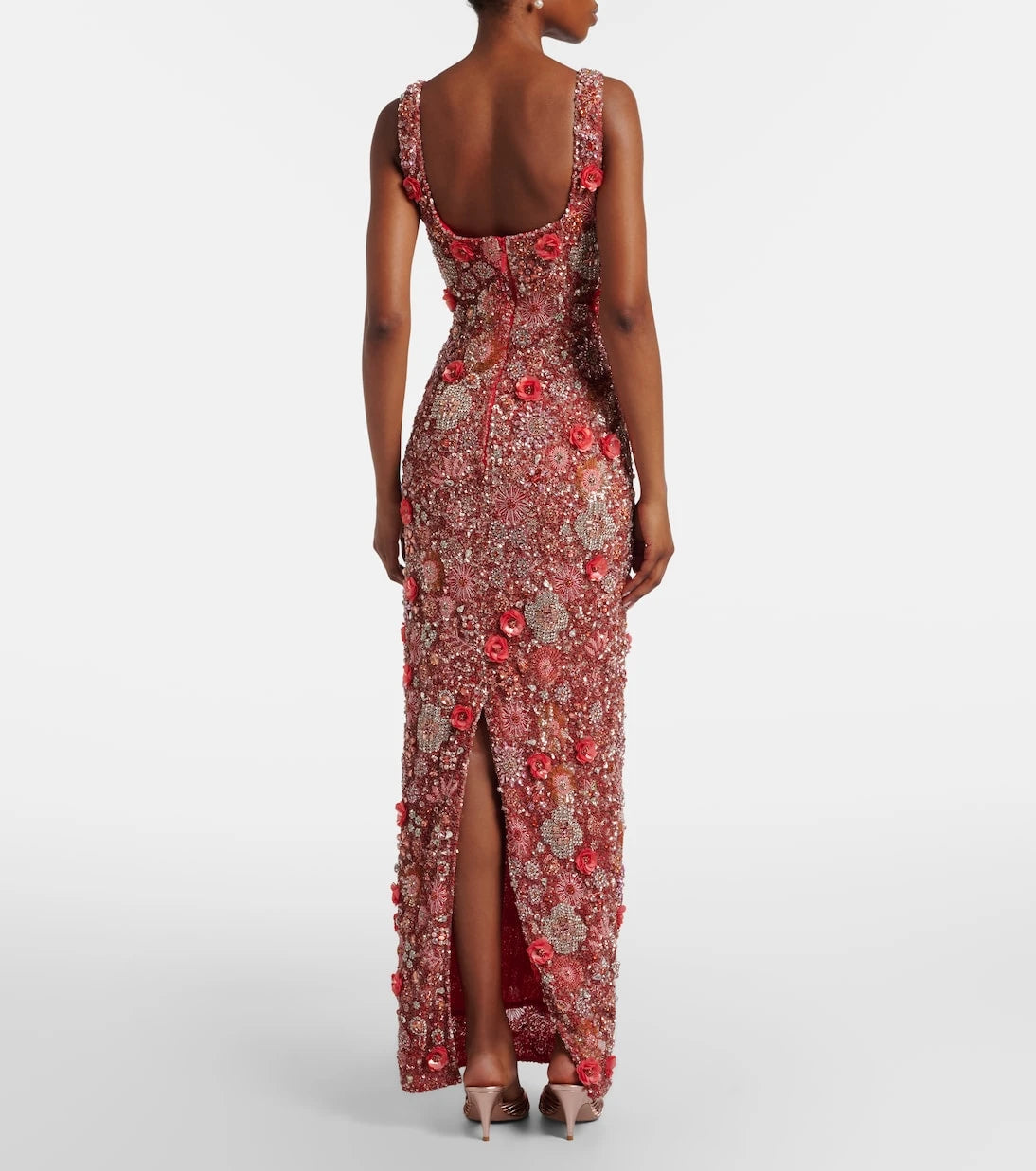 Rachel Gilbert - Francesca embellished floral gown