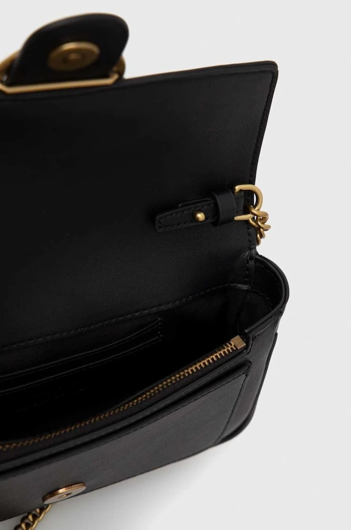 Pinko чанта crossbody дамска от кожа