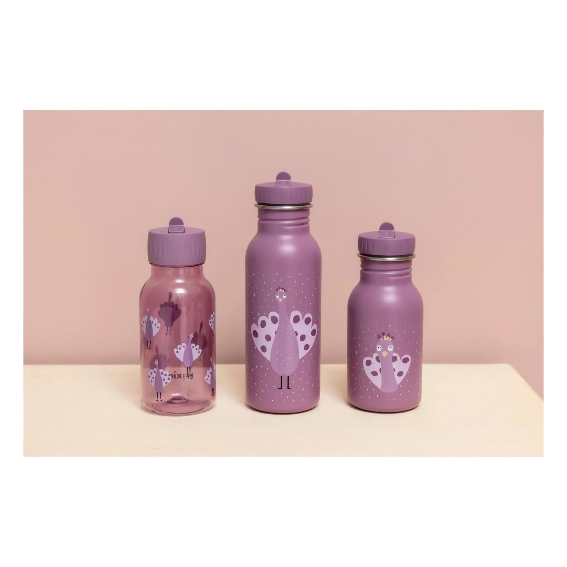 Trixie - Mrs. Peacock 500ml water bottle | Purple