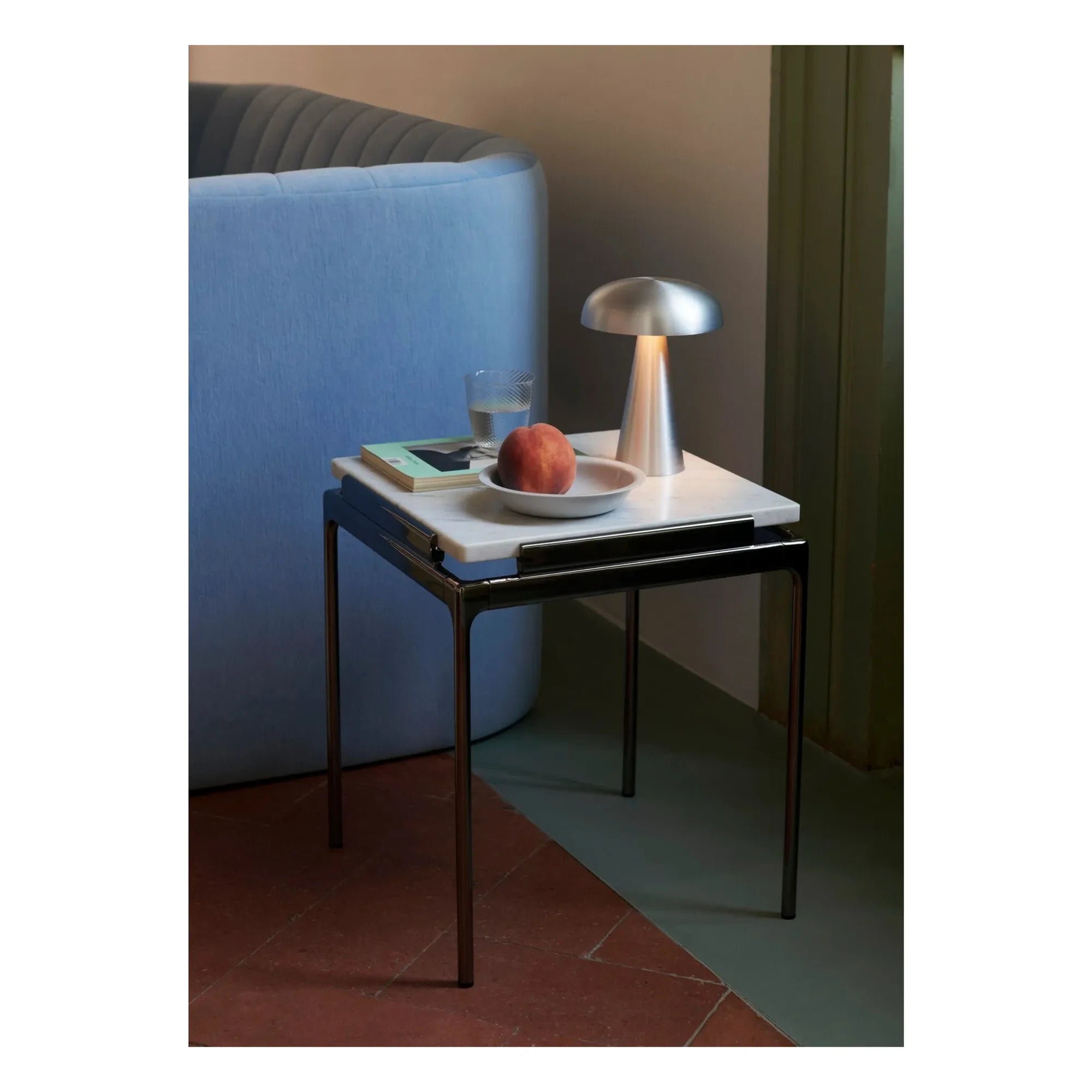 & Tradition - Sett LN11 side table, Luca Nichetto | Marble White