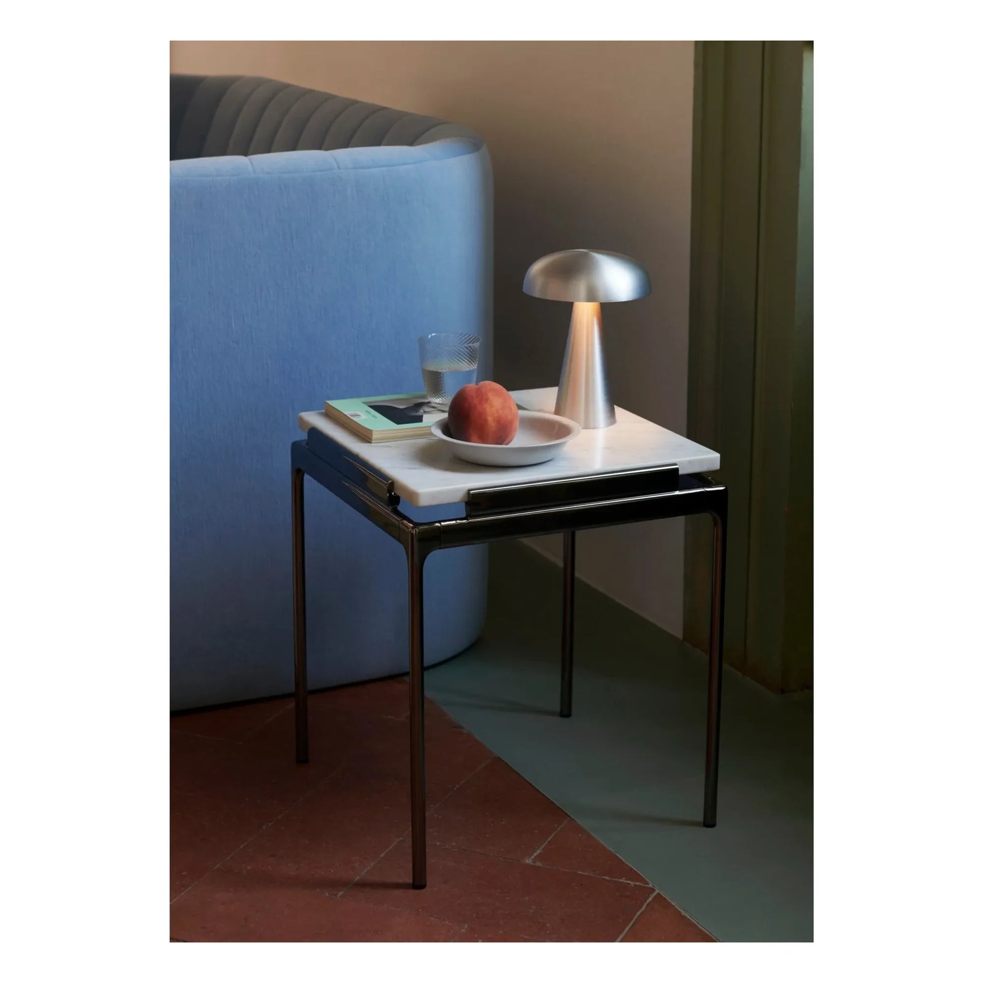 & Tradition - Sett LN11 side table, Luca Nichetto | Marble White