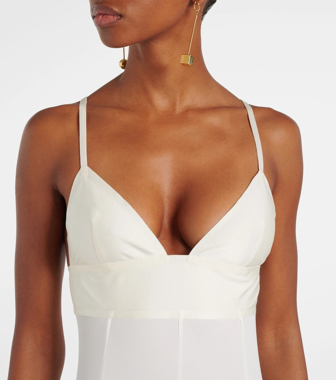 Jacquemus - Spalla jersey gown