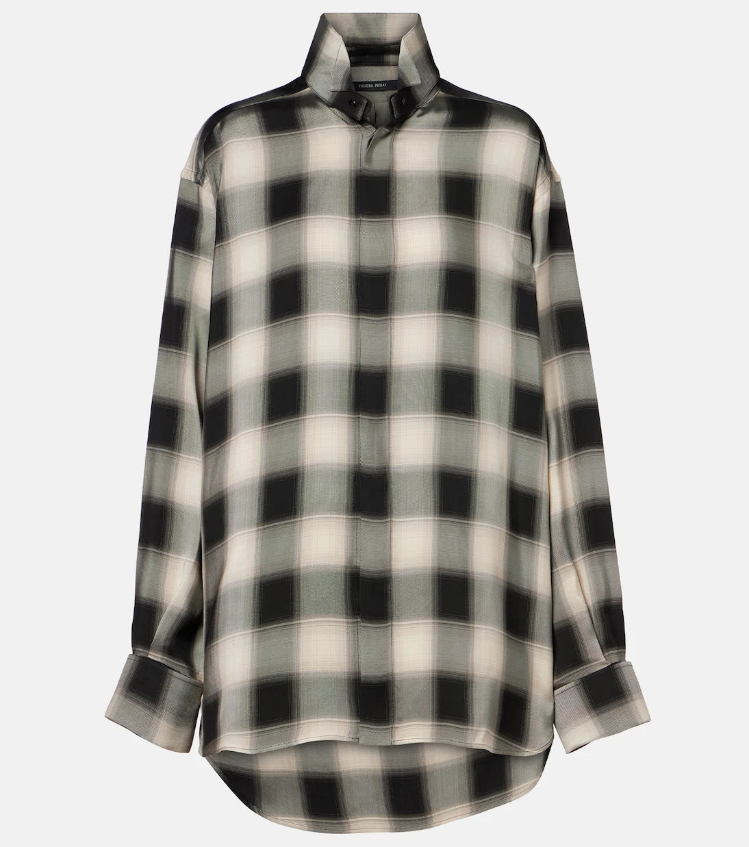 Phoebe Philo - Checked oversized shirt
