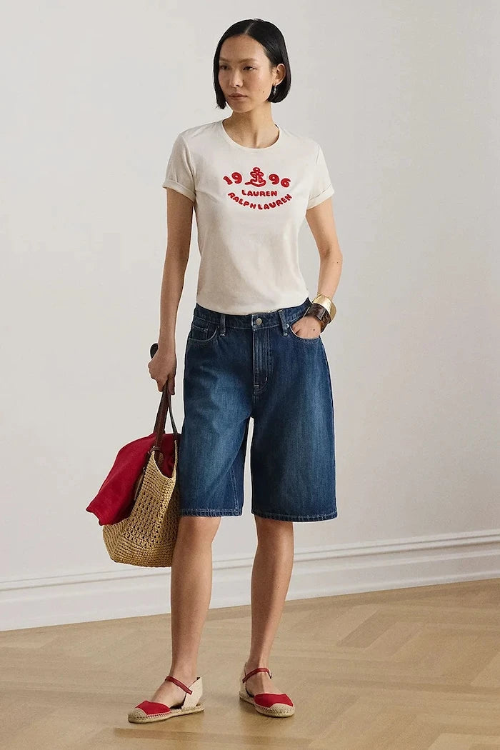 Lauren Ralph Lauren pamuklu kadın tişört