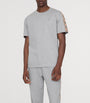 Burberry Cotton Check-Trim Slim T-Shirt