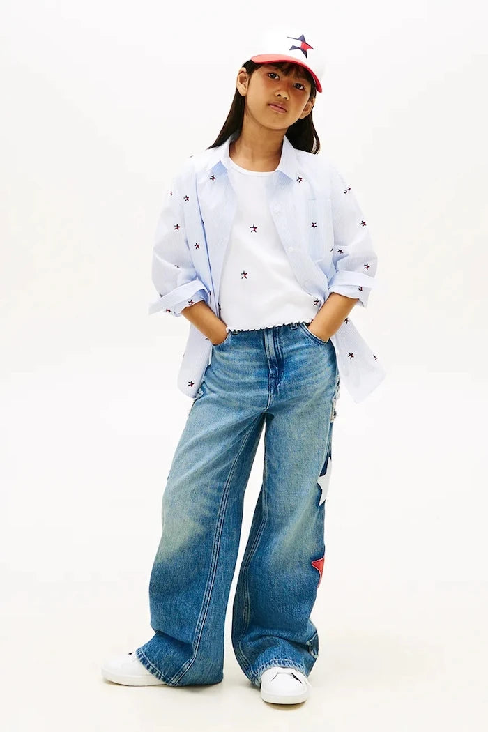 Tommy Hilfiger Çocuk Pamuk Gömlek