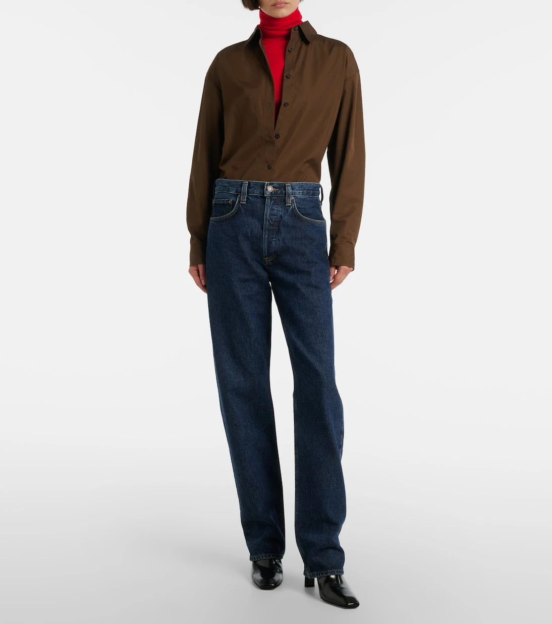 Agolde - Kelly high-rise straight jeans