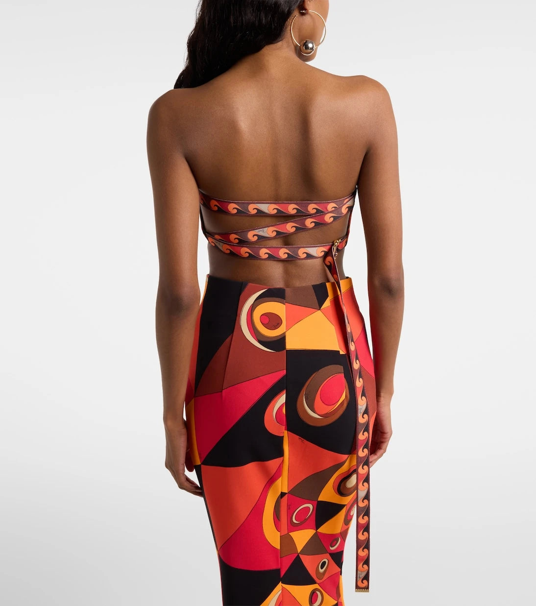 Pucci - Manuba cotton bandeau top