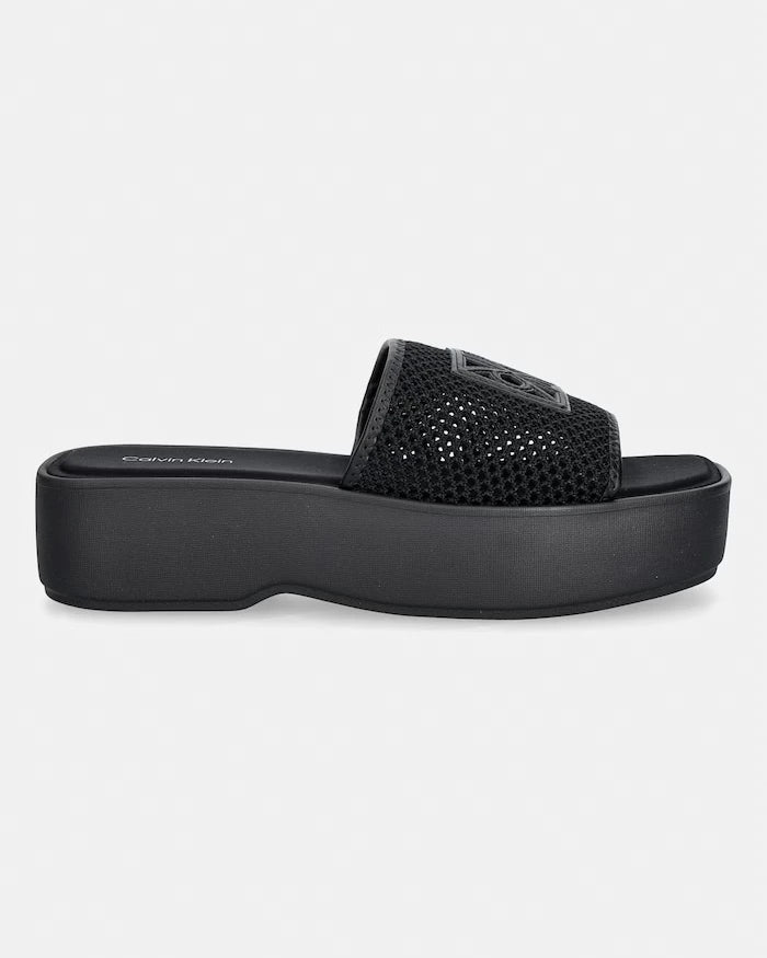 Calvin Klein Kadın FLATFORM SNDL MESH Terlik