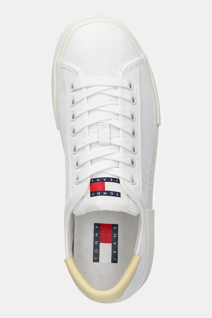 Маратонки Tommy Jeans FLATFORM CANVAS SNEAKER