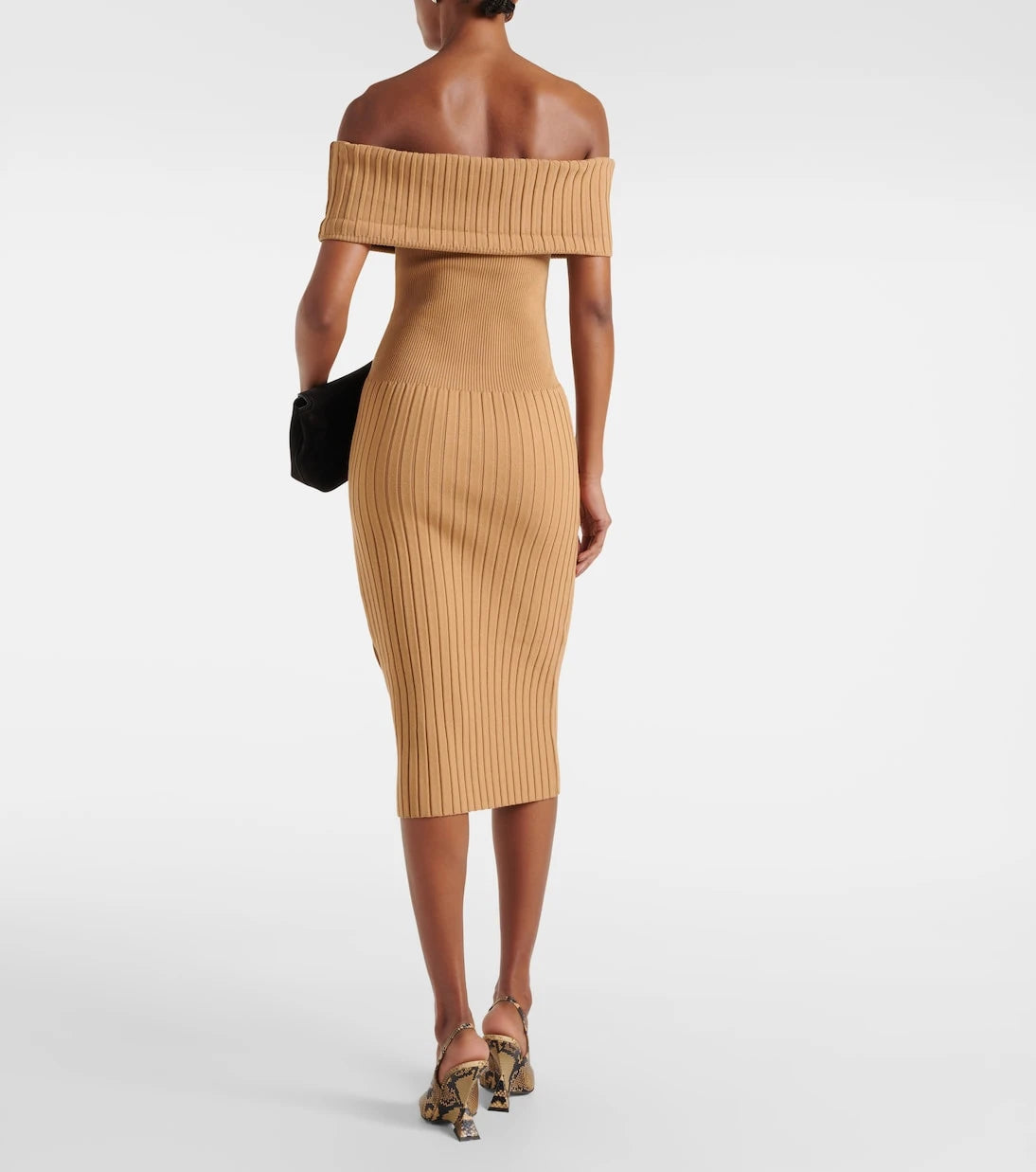 Sportmax - Off-shoulder midi dress
