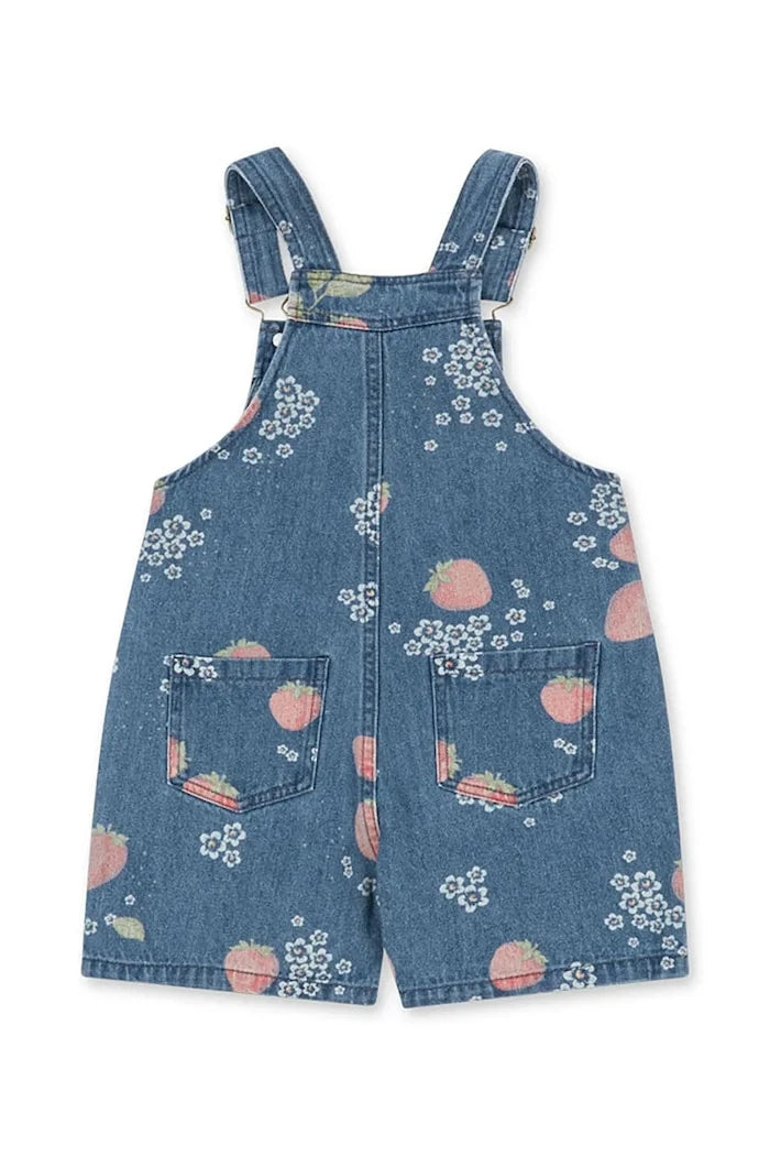 Konges Sløjd MAGOT OVERALLS GOTS Çocuk Denim Tulum